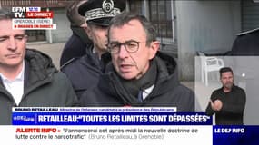 Attaque à la grenade à Grenoble: "Il y a 20 enquêteurs qui sont dédiés spécifiquement à cette opération", indique Bruno Retailleau