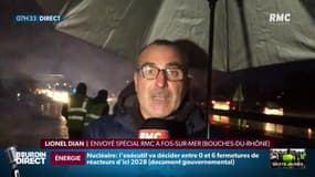 Le dépôt pétrolier de Fos-sur-Mer bloqué par les "Gilets jaunes"
