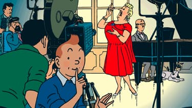Couverture des "Bijoux de la Castafiore" de Hergé