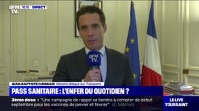 Trains, vols intérieurs... Jean-Baptiste Djebbari évoque les transports concernés par le pass sanitaire à partir d'août