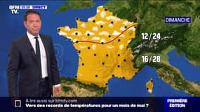 Un temps sec, ensoleillé et des températures estivales ce mardi 