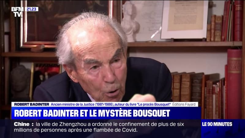 Robert Badinter sur l'affaire Bousquet: 