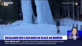 Saint-Martin-Vésubie: à l'escalade des cascades de glace au Boréon 