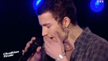 Luca dans "The Voice", le 17 mars 2018