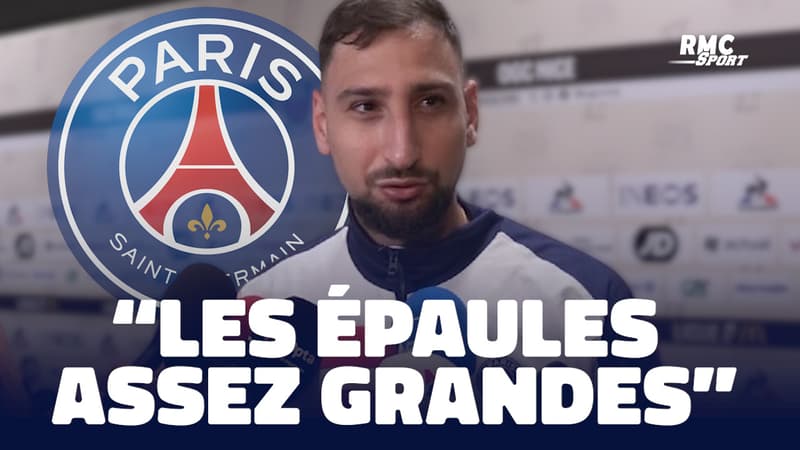 Nice 1-1 PSG : "J'ai les épaules assez grandes", Donnarumma pas touché par les critiques