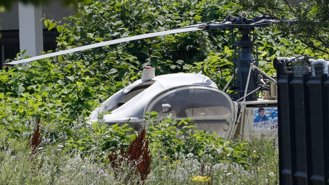L'hélicoptère dans lequel s'est échappé Redoine Faïd retrouvé incendié.