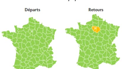 La journée de samedi est de nouveau classée orange par Bison Futé dans le sens des retours en Ile-de-France.