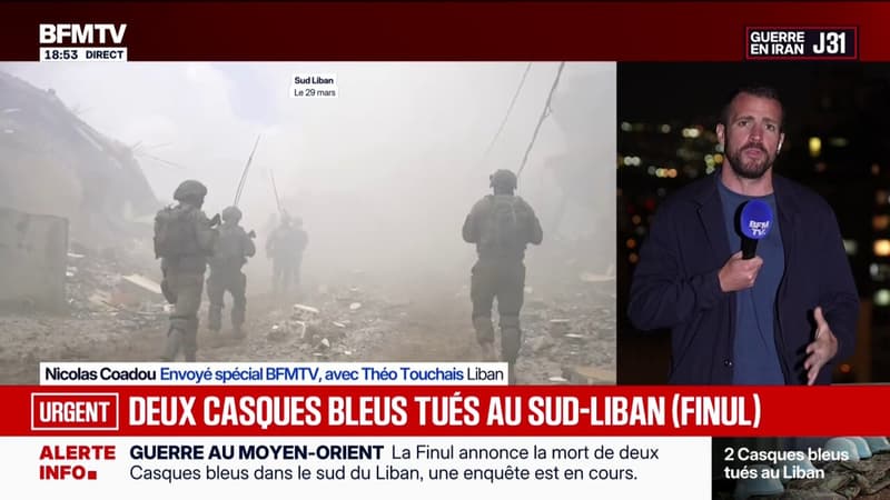 Liban: la Finul annonce la mort de deux Casques bleus dans le sud du pays