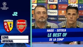 Lens - Arsenal : le best of de la conf' de presse de Haise et Sotoca