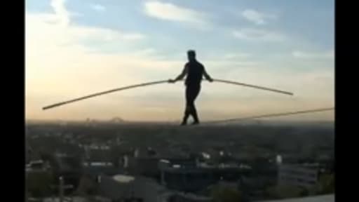 Nik Wallenda, en octobre 2008