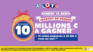 FDJ : 10 millions d'euros sont à gagner au Loto, il y aura au moins 10 gagnants aujourd'hui