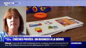 Valentine de Langlade, ancienne directrice de crèche: "Il ne faut pas considérer le personnel comme de la marchandise"