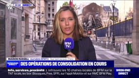 Explosion à Paris: des opérations de consolidation en cours 