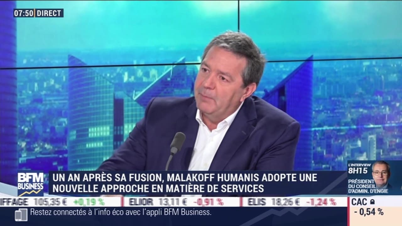 Thomas Saunier (Malakoff Humanis) Un an après sa fusion, Malakoff