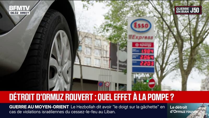 Réouverture du détroit d'Ormuz: quel effet à la pompe?
