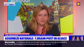 "Je viens ici avec un grand bonheur": Yaël Braun-Pivet est en déplacement en Alsace