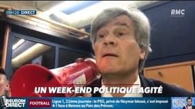 "Président Magnien!": quand Stéphane Le Foll n'arrive pas à se faire entendre des "gilets jaunes"