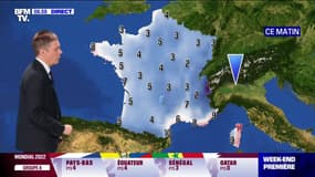 ☁️ Un ciel nuageux sur l'ensemble du pays, des températures  basses : la météo de ce samedi 