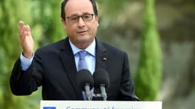 Le président François Hollande s'adresse à la communauté française à Tanger le 20 septembre 2015