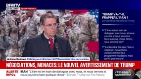 "L'Iran veut négocier" avec les États-Unis "pour échapper aux frappes", explique Antoine Basbous, directeur de l'Observatoire des pays arabes
