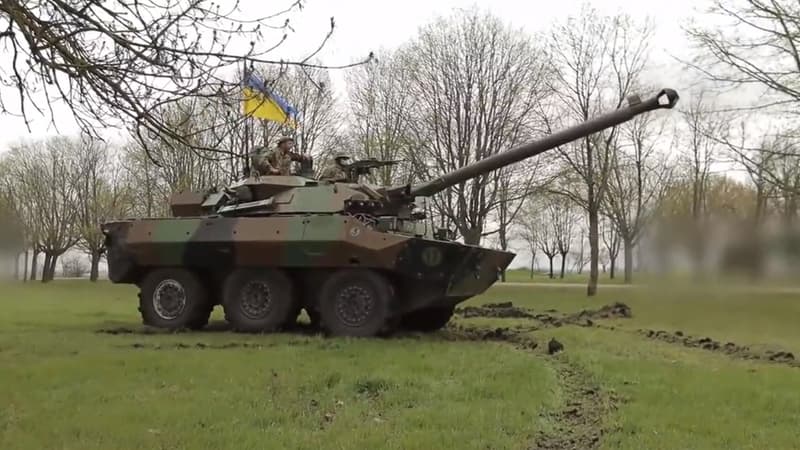 Les blindés AMX-10RC français sont arrivés en Ukraine où il sont surnommés les 