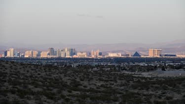 Vue de Las Vegas, au Nevada.