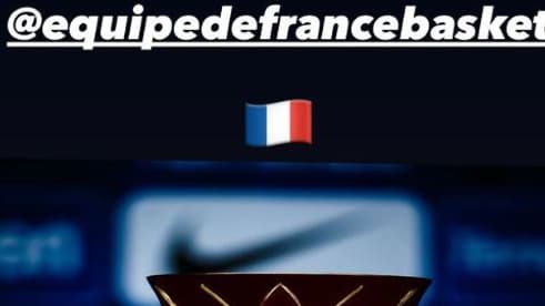 La story Instagram de Rudy Gobert sur sa présence à la Coupe du monde