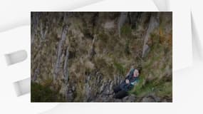Kitty Harrison, 32 ans, est restée coincée sur le sommet du Tryfan au pays de Galles alors qu'elle répandait les cendres de son père.