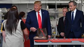 Donald Trump et  Bernard Arnault, Texas 2019