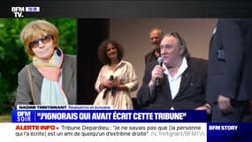 Tribune de soutien à Gérard Depardieu: Nadine Trintignant appelle à "faire confiance à la justice"