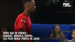 Open Sud de France : Gasquet, Monfils, Goffin... Les plus beaux points de jeudi