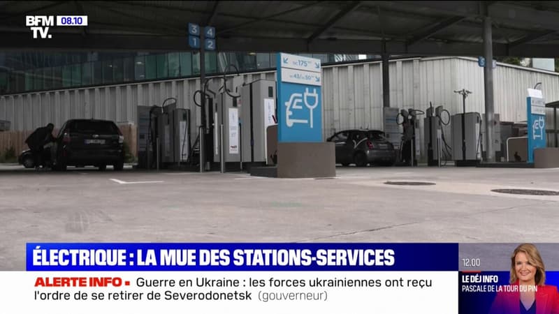 À Courbevoie, la première station-service 100% électrique de France