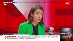 Réforme des retraites: Sophie Binet (CGT) demande "le respect de la démocratie" et que "les députés puissent voter jeudi"