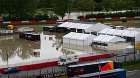Le circuit d'Imola impraticable en raison des intempéries.