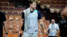 Luka Doncic à l'entraînement de la Slovénie à l'EuroBasket - le 29/08/2025