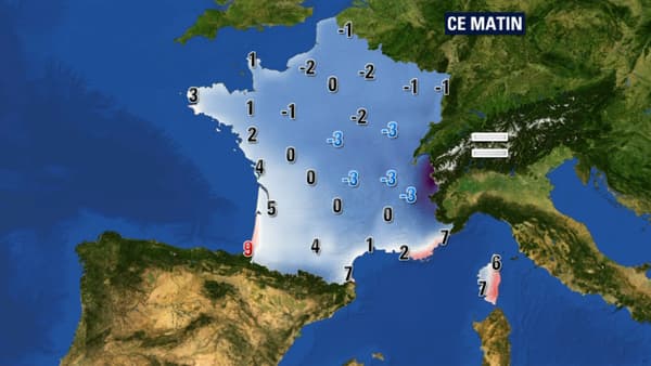 Les températures pour le jeudi 13 novembre. Les températures pour le jeudi 13 novembre.