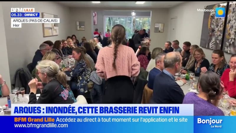 Arques: inondée, cette brasserie revit enfin