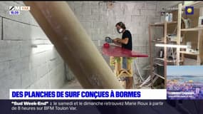 Un Varois conçoit des planches de surf à Bormes-les-Mimosas