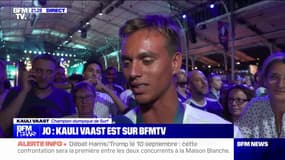 "Cette victoire, elle est pour tout le monde, pour la Polynésie et pour la France": médaillé d'or en surf,  Kauli Vaast est le premier Polynésien champion olympique