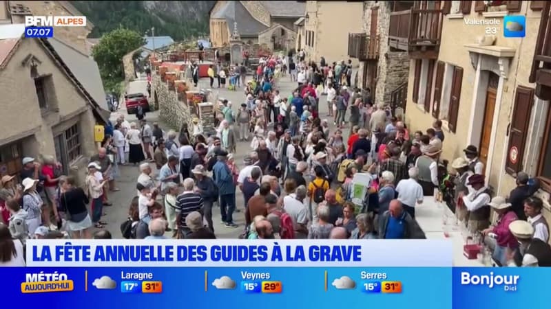 Hautes-Alpes: la fête annuelle des guides s'est tenue à La Grave jeudi