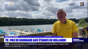 Yvelines: la baignade interdite aux étangs de Hollande