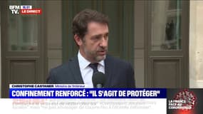 Contrôles: "depuis 48h, les forces de sécurité font l'objet de très nombreux outrages", déplore Christophe Castaner