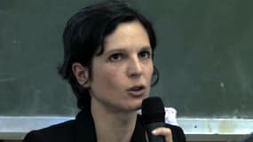 Sandrine Rousseau, lors d'une table ronde en 2010.