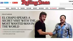 La rencontre en Sean Penn et le narcotrafiquant mexicain "El Chapo" s'est faite en octobre 2015. 