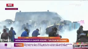 Affrontements à Sainte-Soline: "Un film de guerre"
