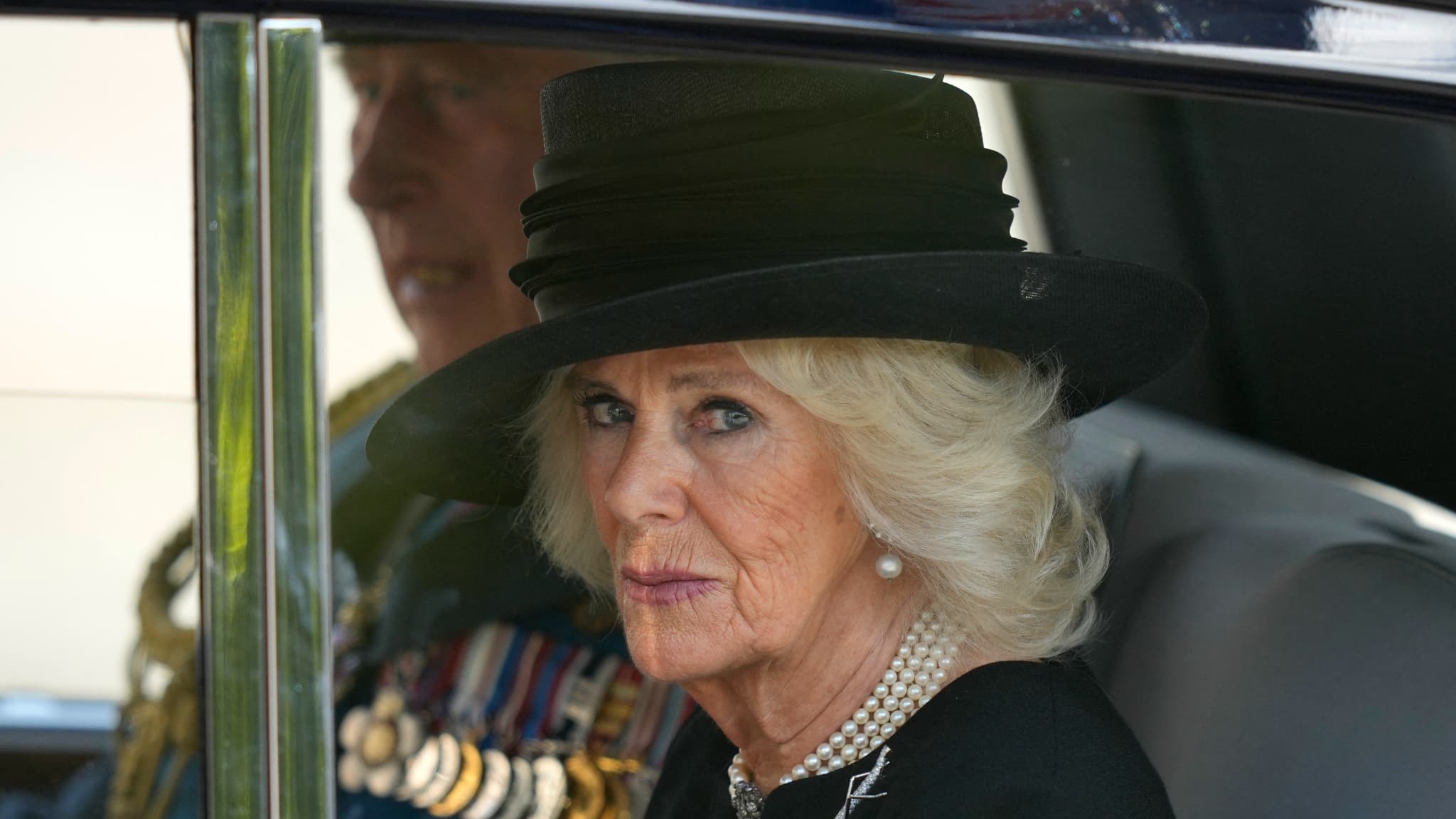 La nouvelle reine consort Camilla, le 14 septembre 2022 à Londres. 