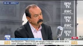 Philippe Martinez sur RMC et BFMTV: "Forcément qu'un syndicat fait de la politique"