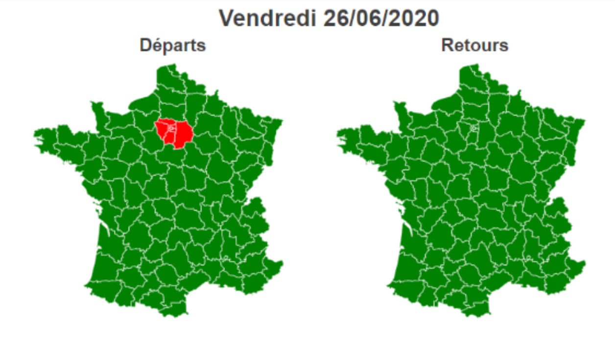 Ce vendredi est classé rouge sur les routes d'Ile-de-France.