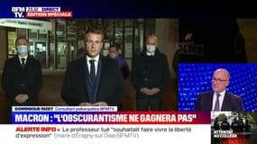 Homme décapité à Conflans: "L’obscurantisme ne gagnera pas", selon Emmanuel Macron (1/2) - 16/10