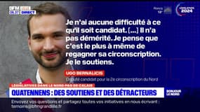 Élections législatives: des soutiens et des détracteurs d'Adrien Quatennens
